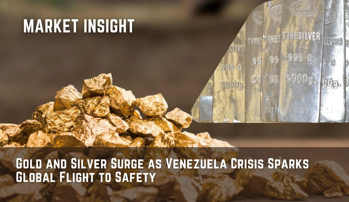 Gold and Silver Surge as Venezuela Crisis Sparks Global Flight to Safety