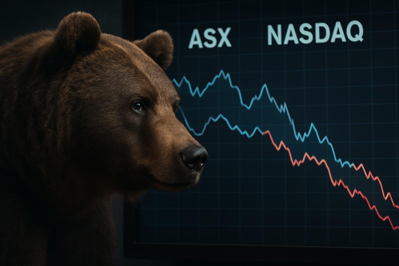 ASX Slides as Wall Street Stumbles and Fed Uncertainty Triggers Global Risk-Off Mood